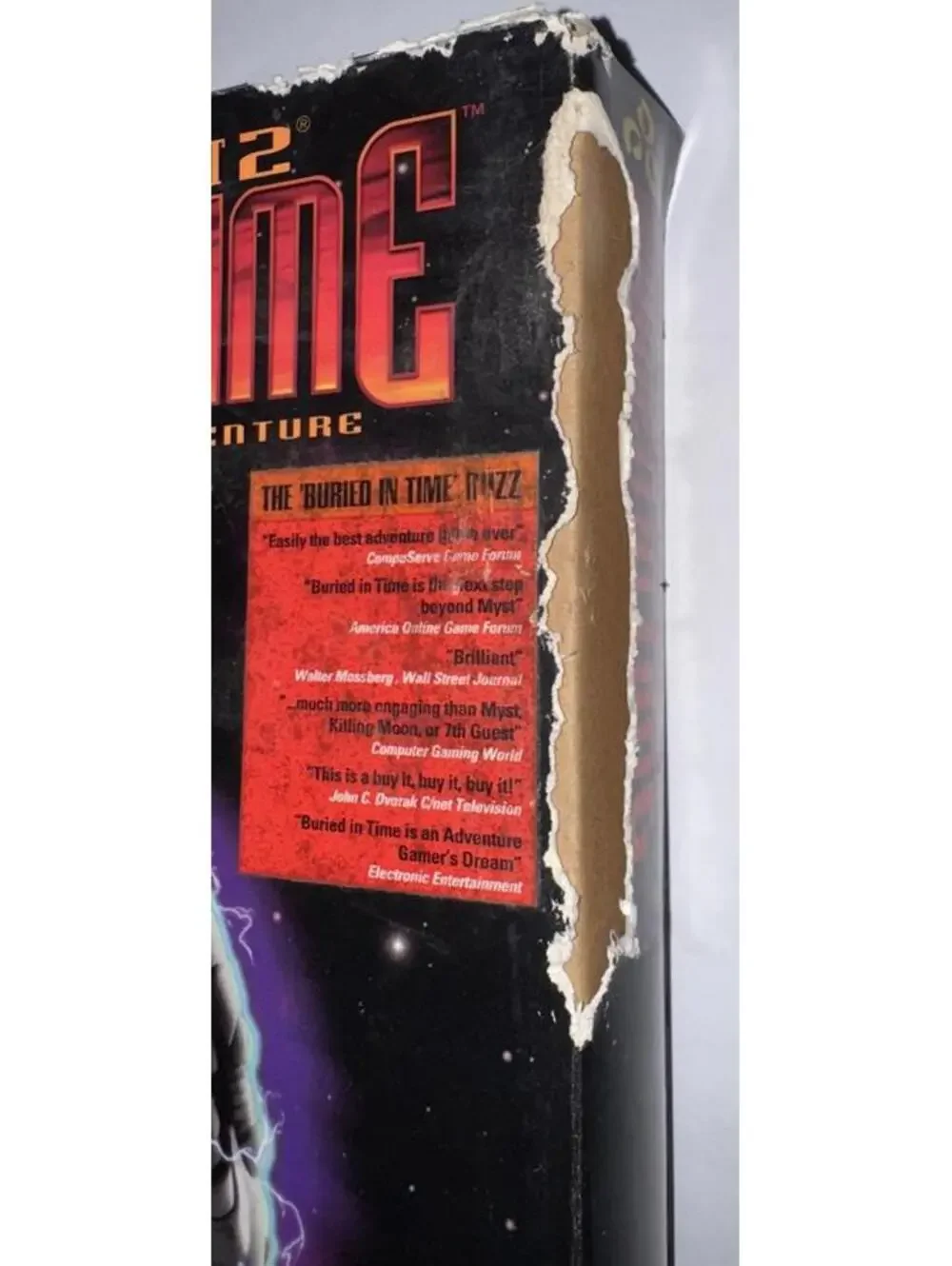 Journeyman Project 2: Buried in Time (PC, 1995) Box Damage Please See Photos